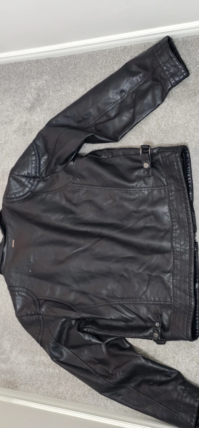 Calvin Klein Black Faux Leather Jacket - photo 3