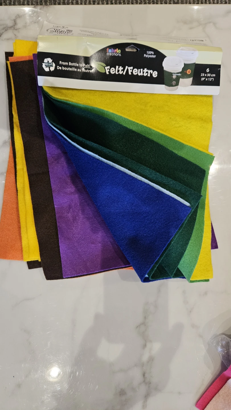 Fabric Creations Felt Sheets - 6 Pack