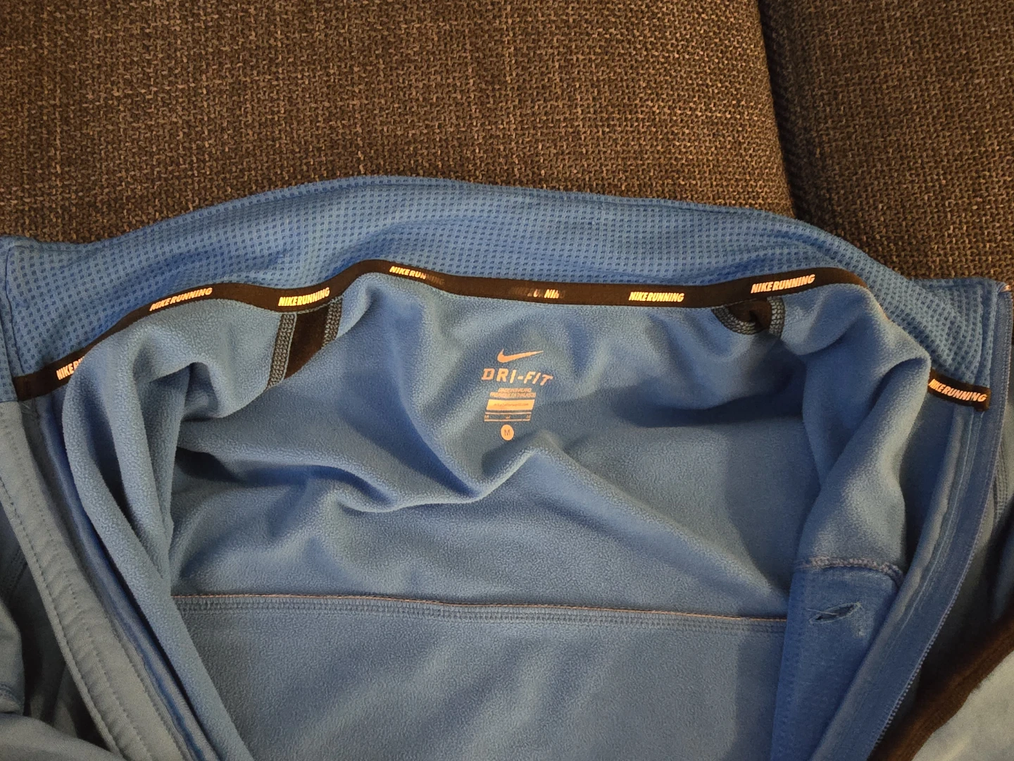 Nike Dri-FIT Full-Zip Jacket (Blue, Size M) - photo 4