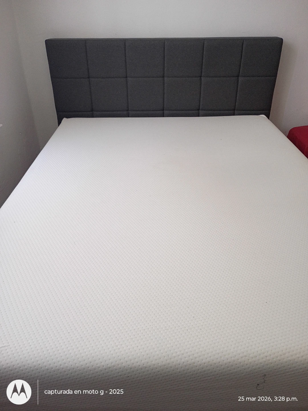 bed and base with headboard Queen Size Mattress