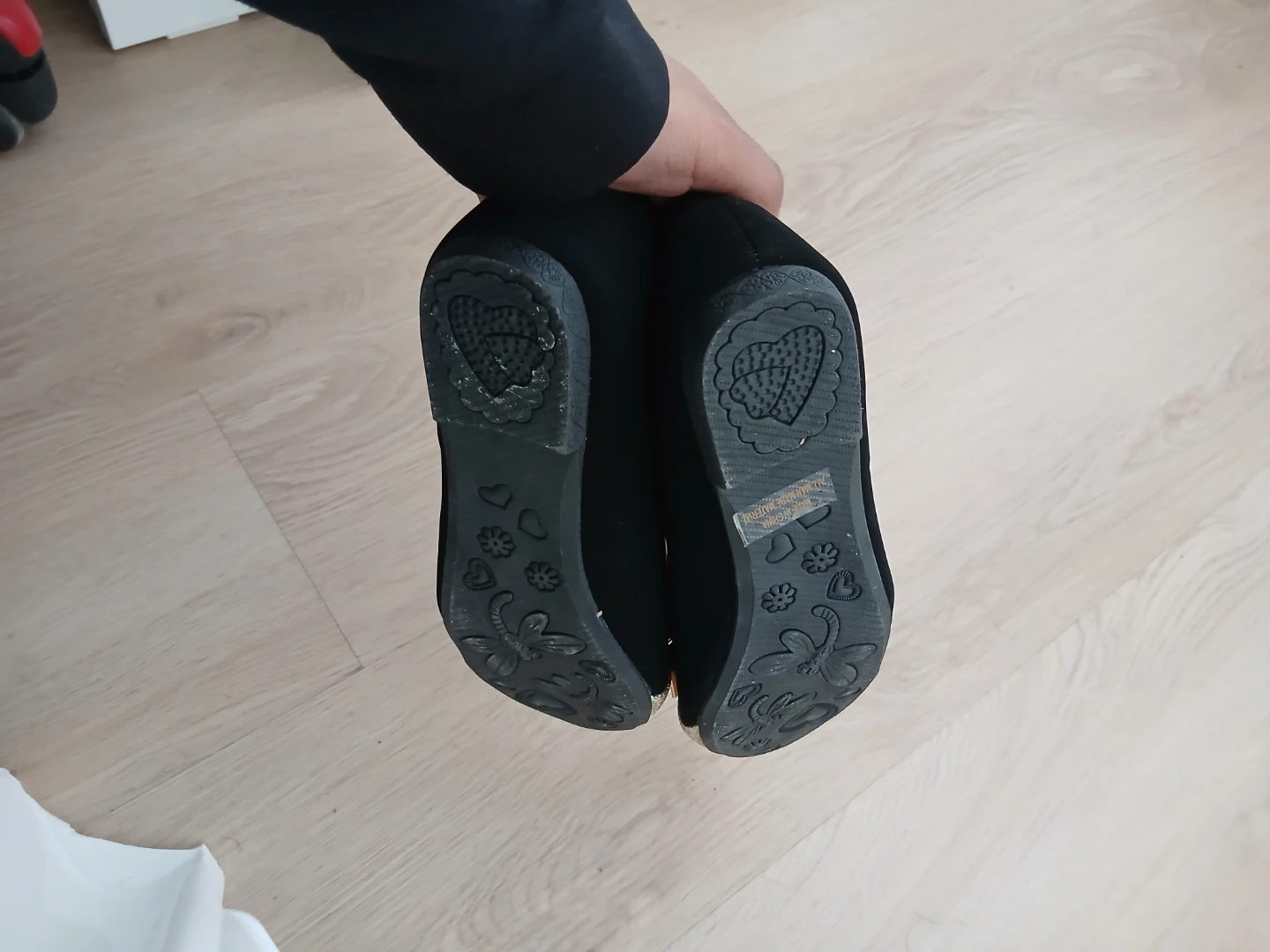 Women's Black & Gold Ballet Flats - photo 4