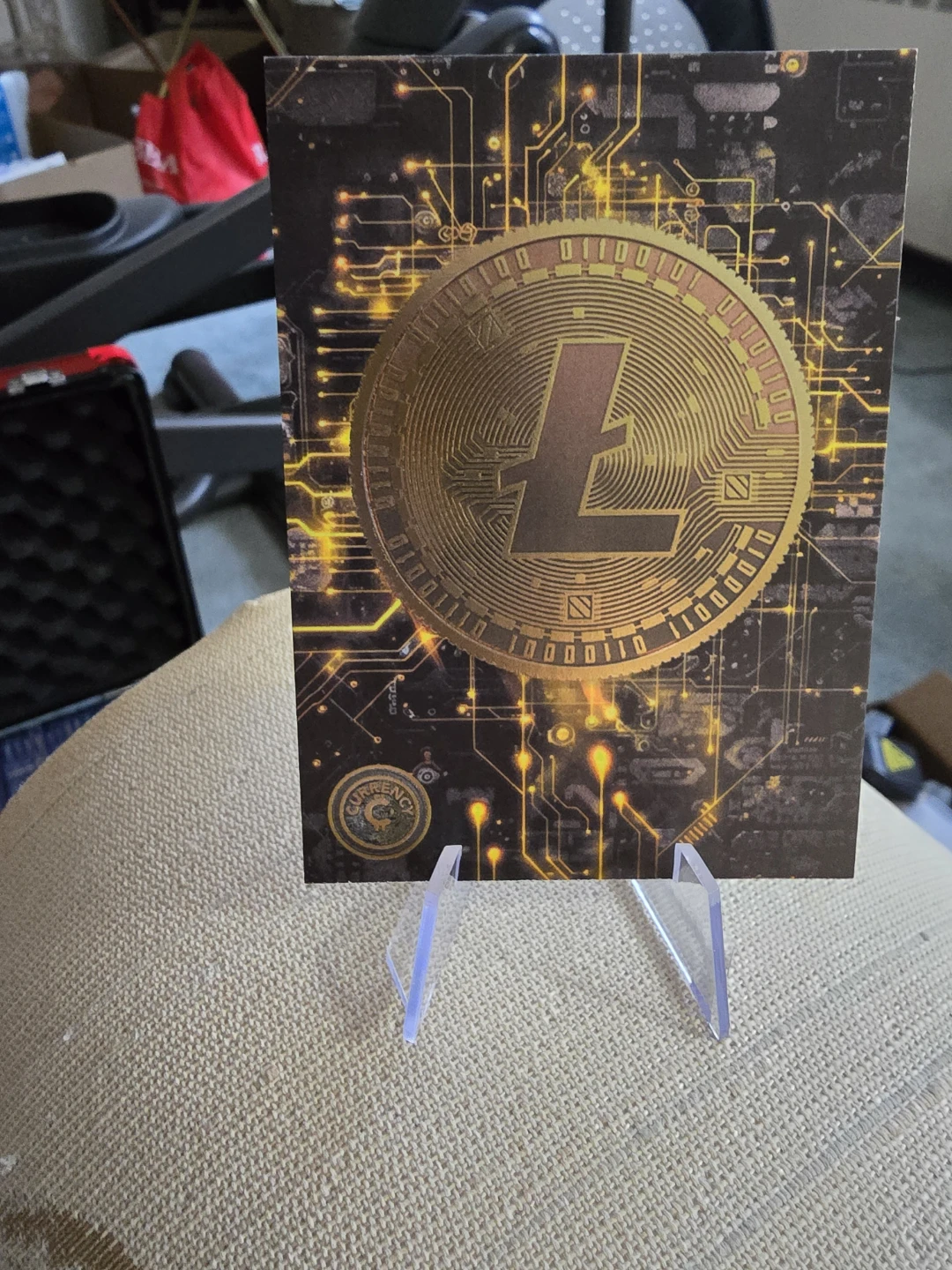 Litecoin Cryptocurrency Collectors Card