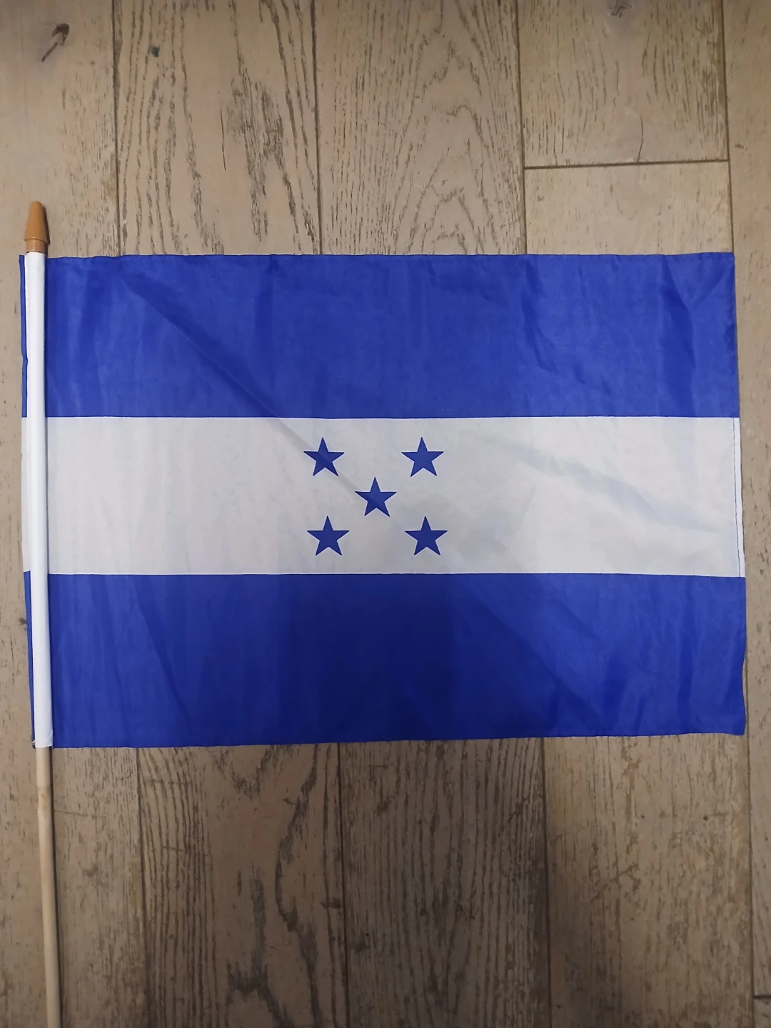 Honduras Flag on Wooden Stick - photo 2
