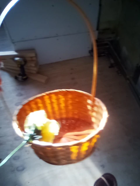 Set of 3 Wicker Baskets with Handles - photo 3