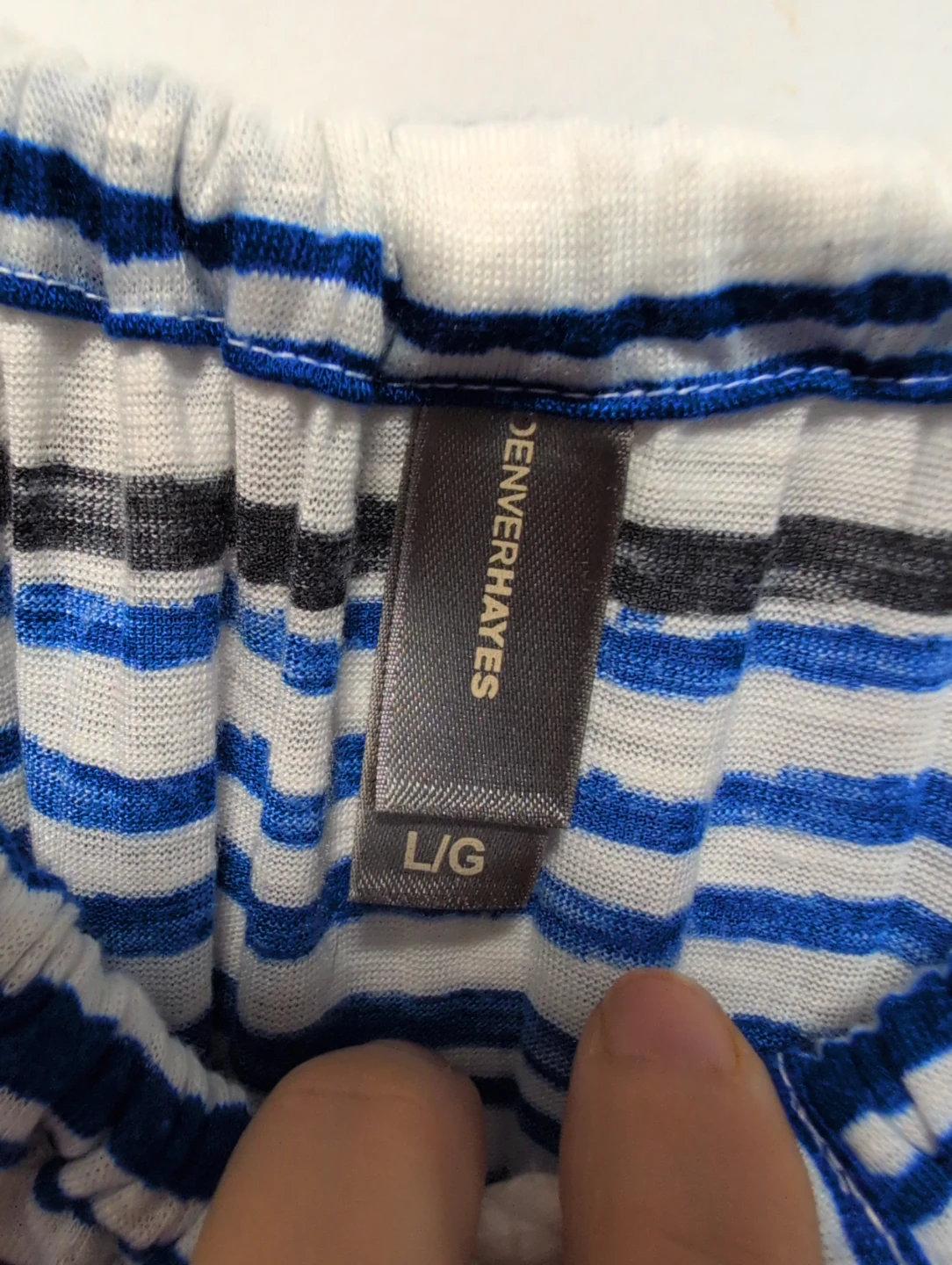 DENVERHAYES Striped Halter Top - Size L/G - photo 5