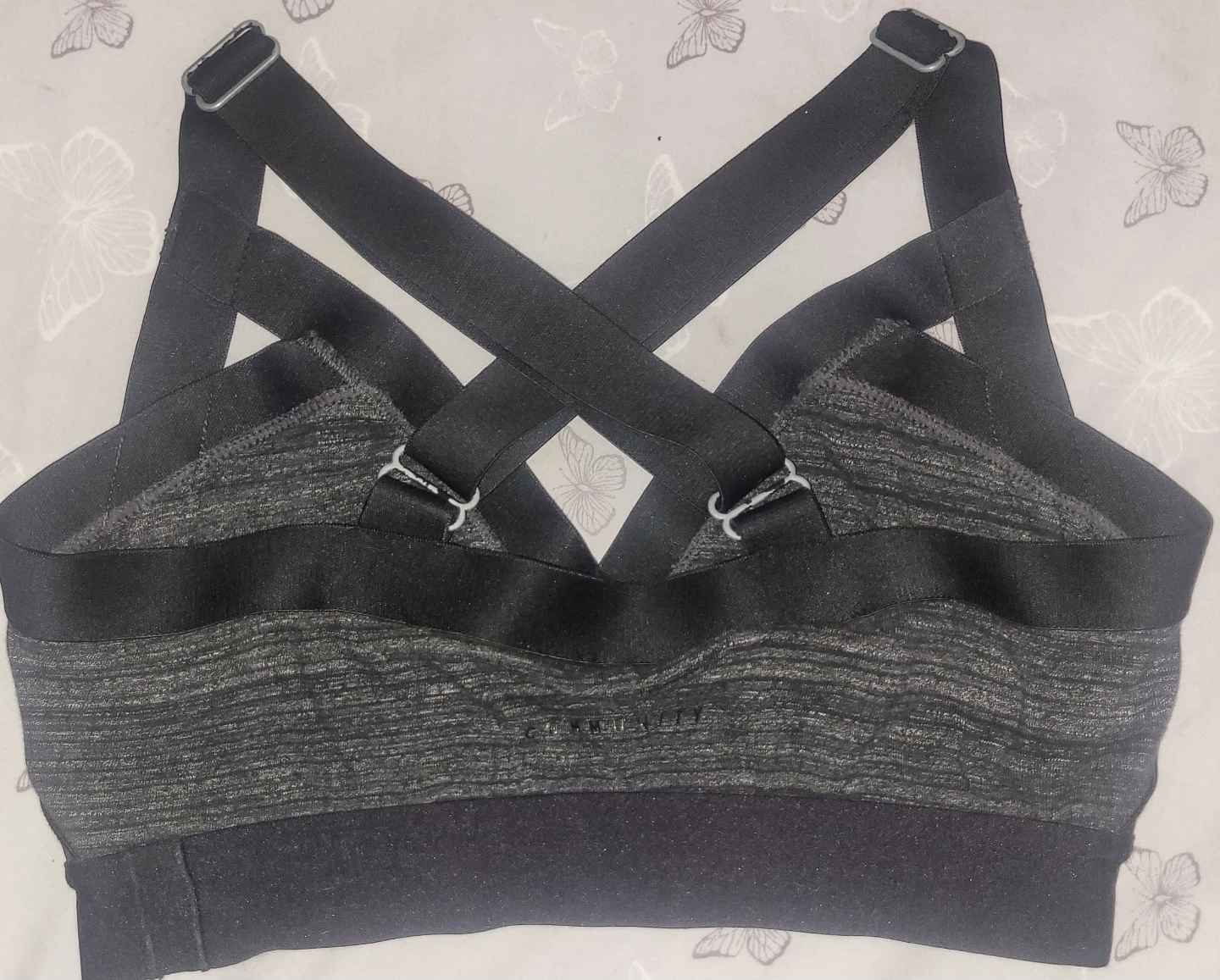 Community Sports Bra - Black Heathered Medium - photo 2
