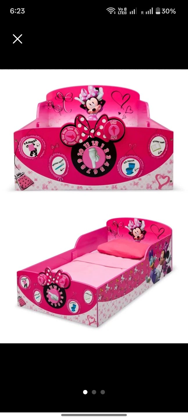 Minnie Mouse Toddler Bed - photo 2