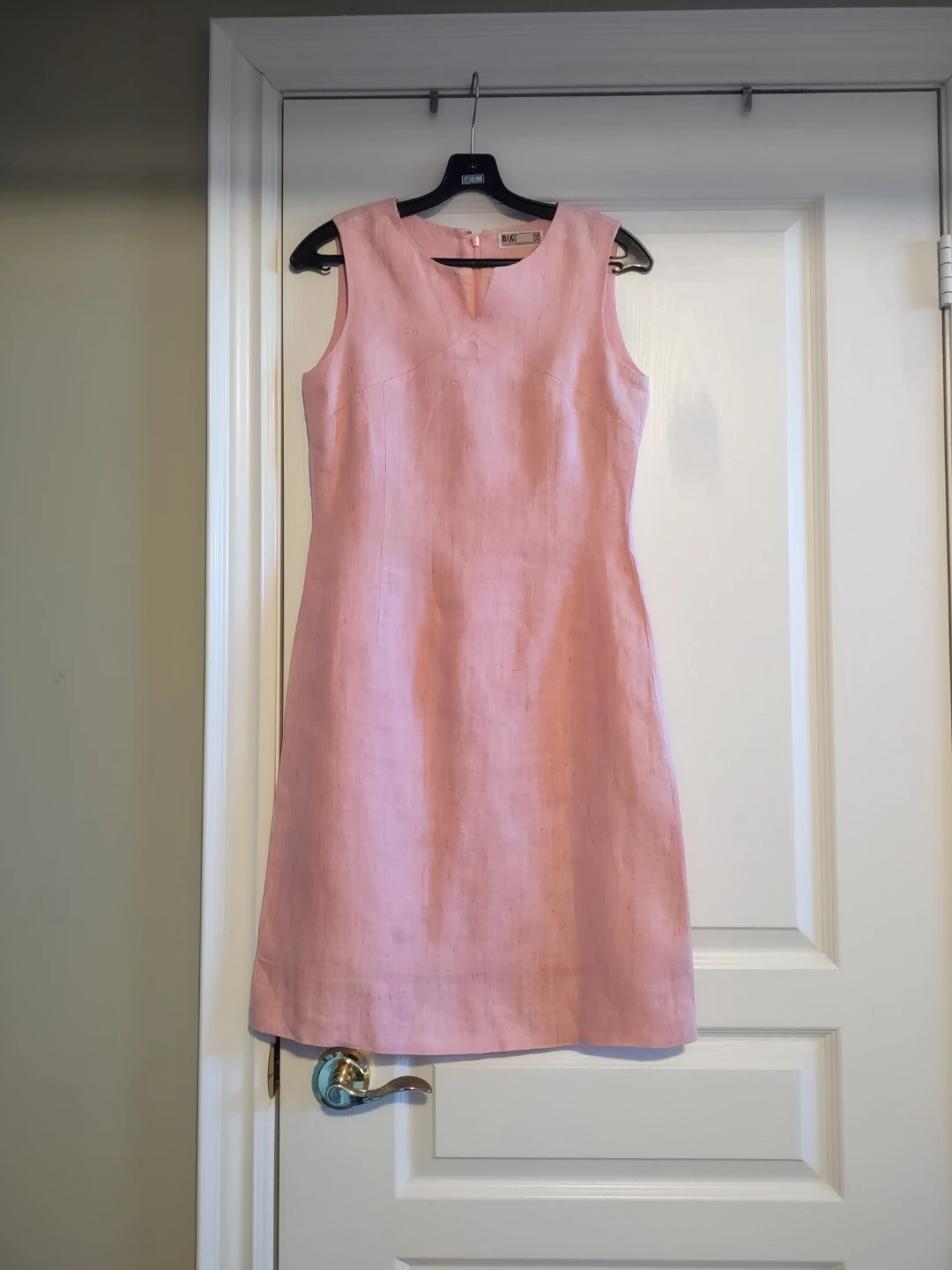 DAkS Pink Sleeveless A-Line Dress