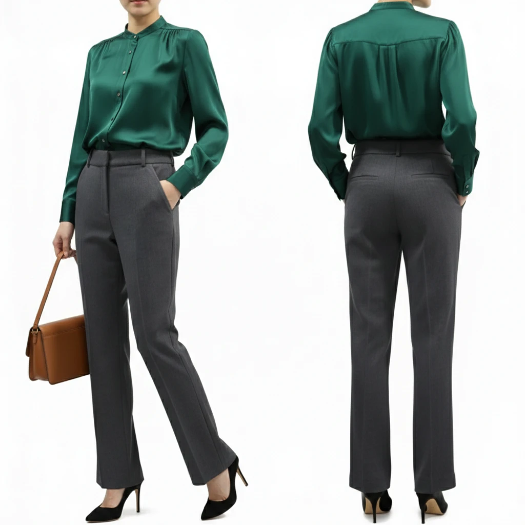 Robert Rodriguez Straight Leg Trousers Tall Size 8 Long 35" - photo 5