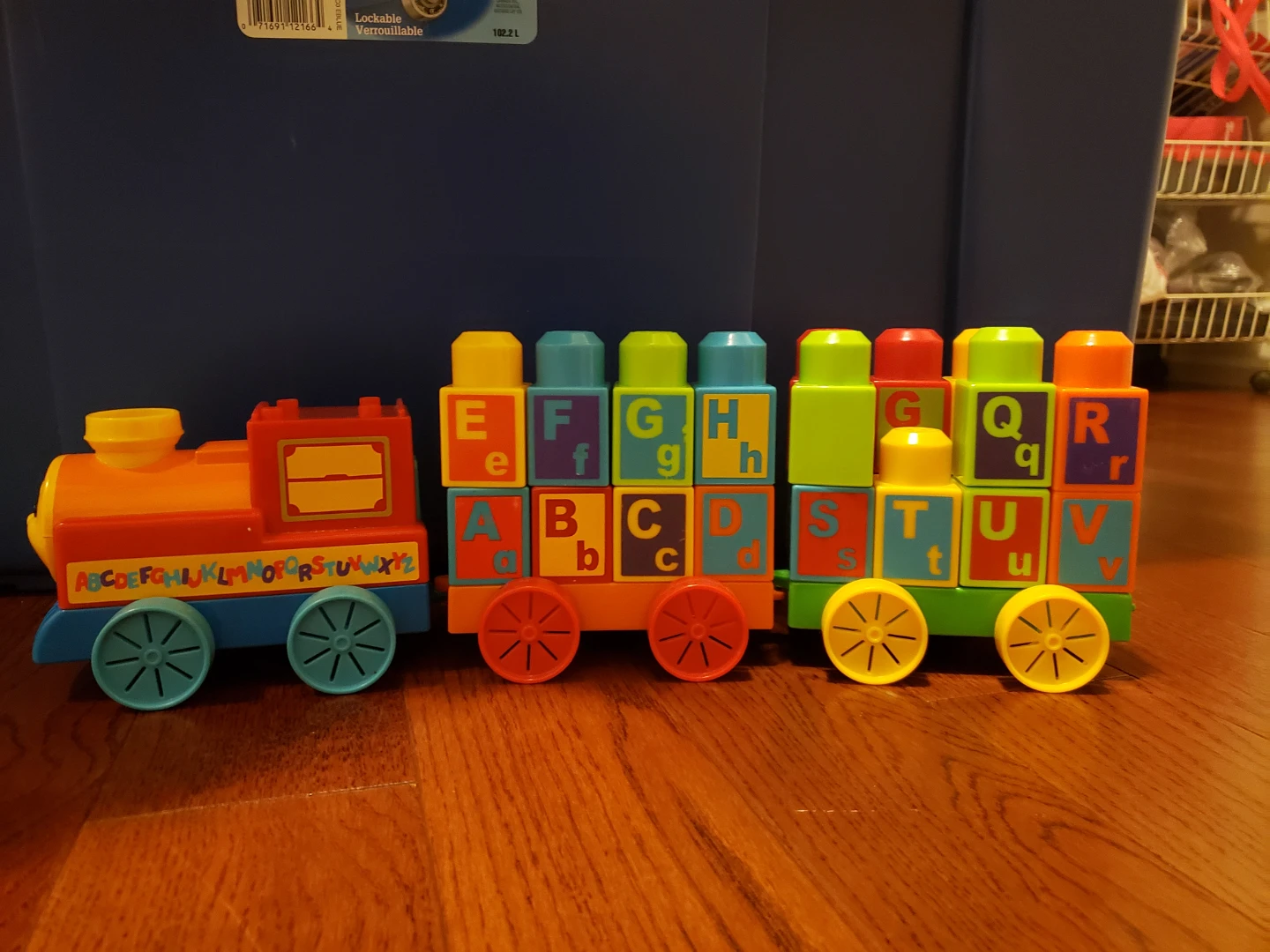 Mega Bloks Alphabet Train Toy