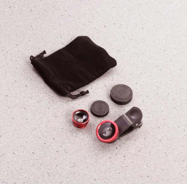 3-in-1 Universal Clip Lens Kit (Fisheye, Macro, Wide Angle) - photo 5