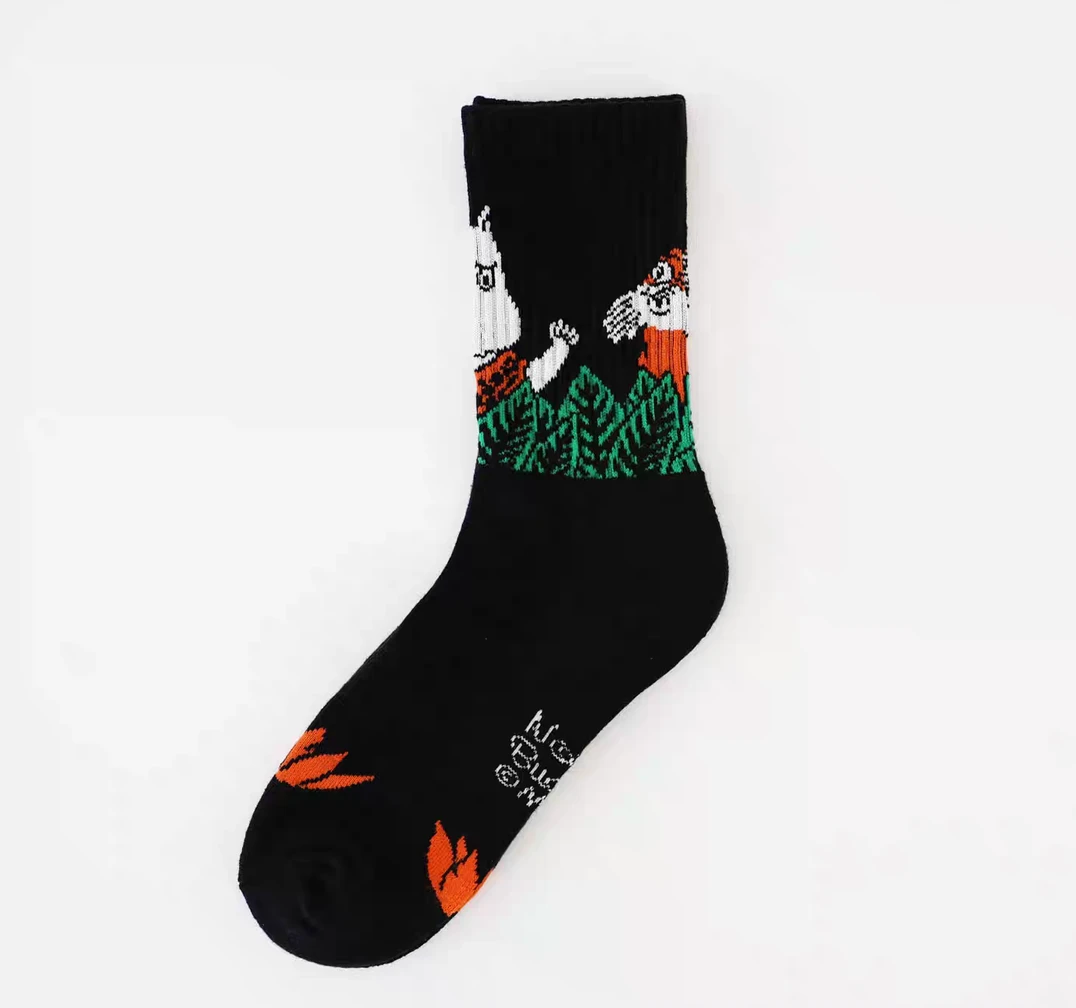 New Nordic Buddies Crew Socks - Black Moomintroll - photo 2