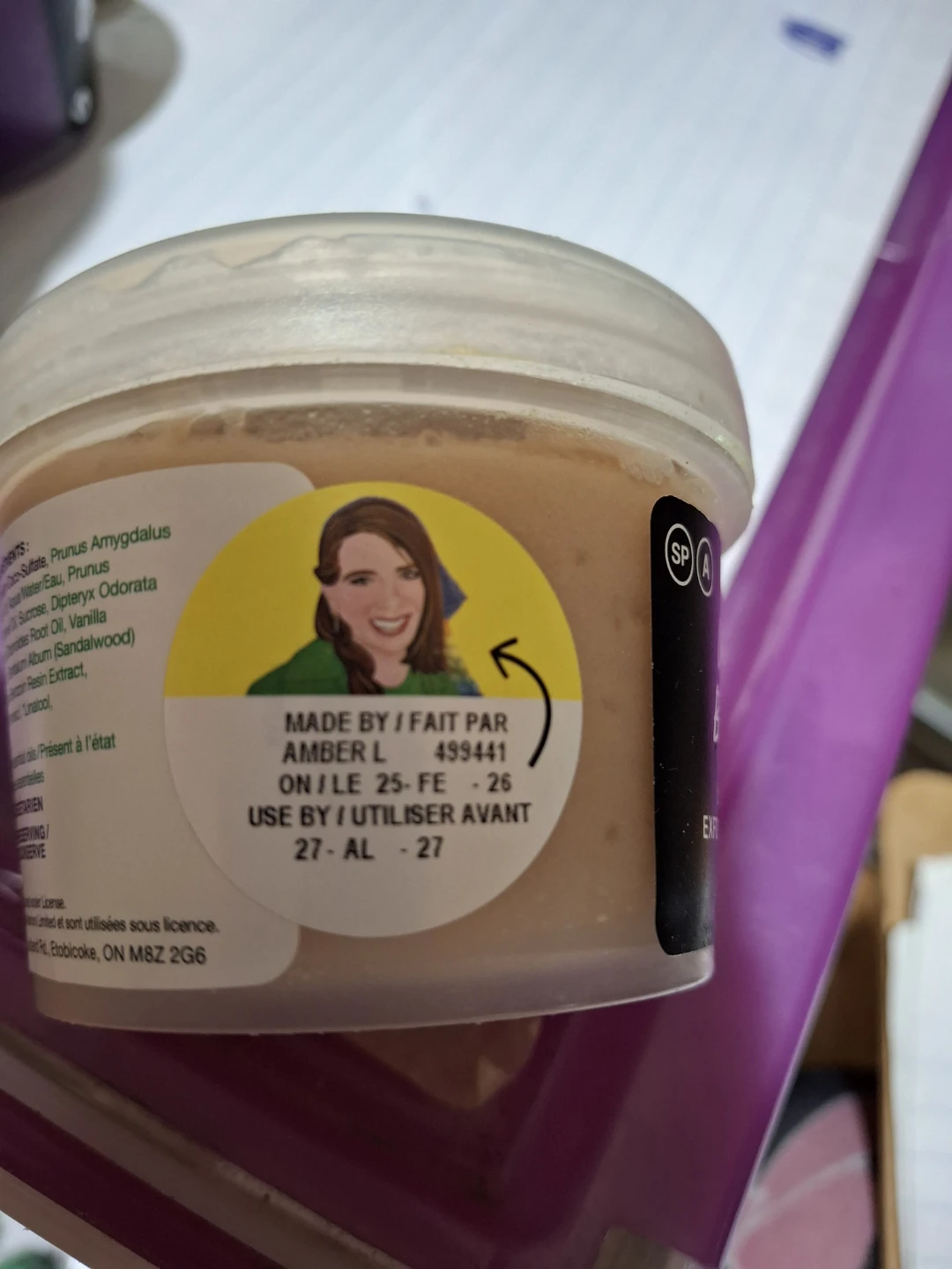 Lush Crème Brûlée Body Scrub 115g - photo 2