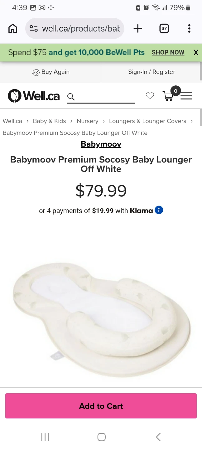 Baby moov so cosy baby lounger - photo 5