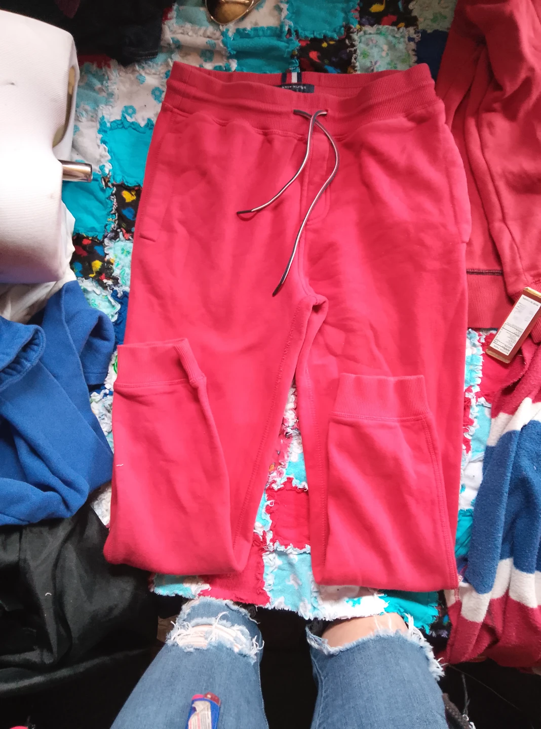 Tommy Hilfiger Red Sweatpants Size XS - photo 5