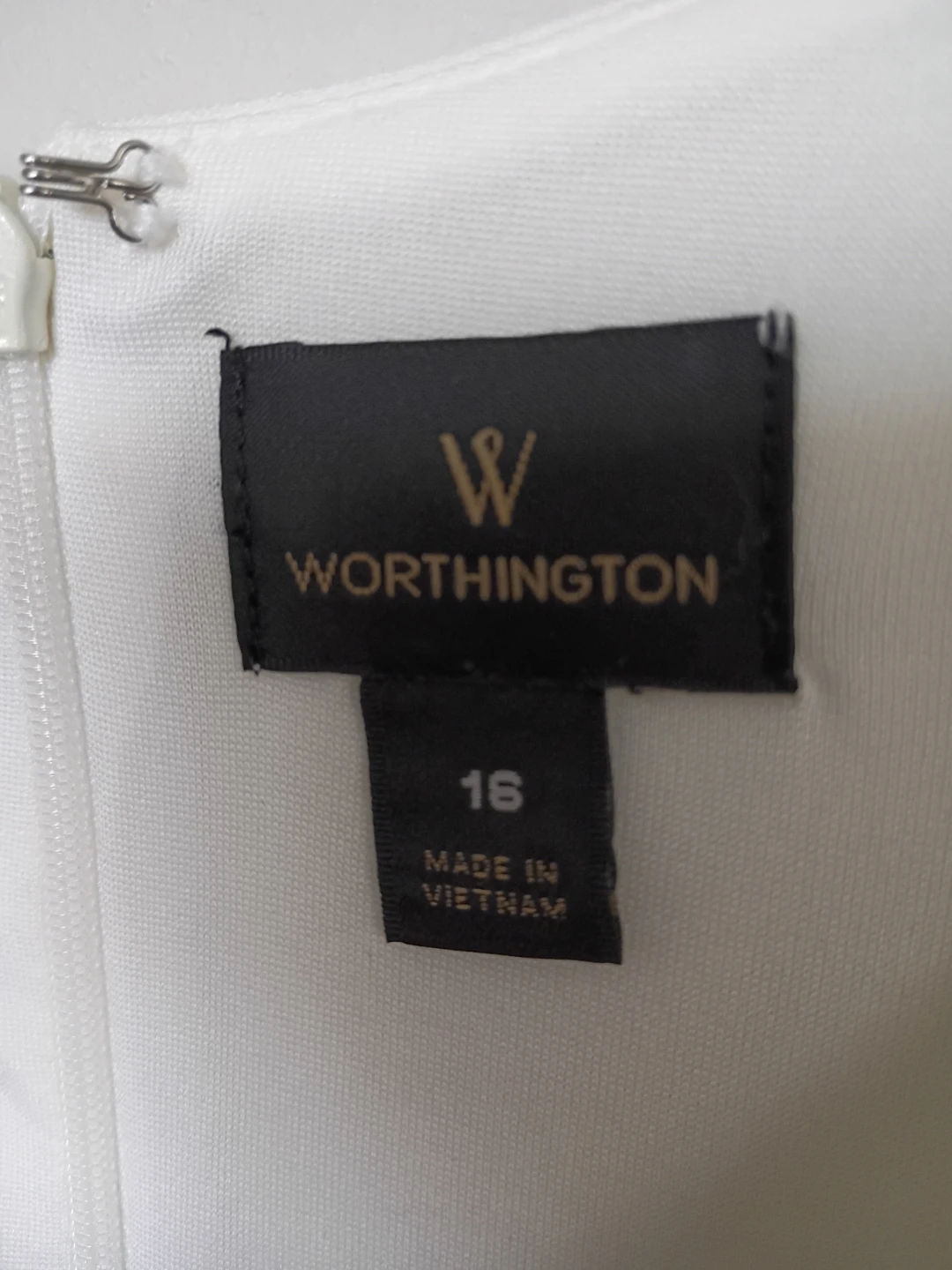 Worthington White Lace Detail Dress Size 16 - photo 5