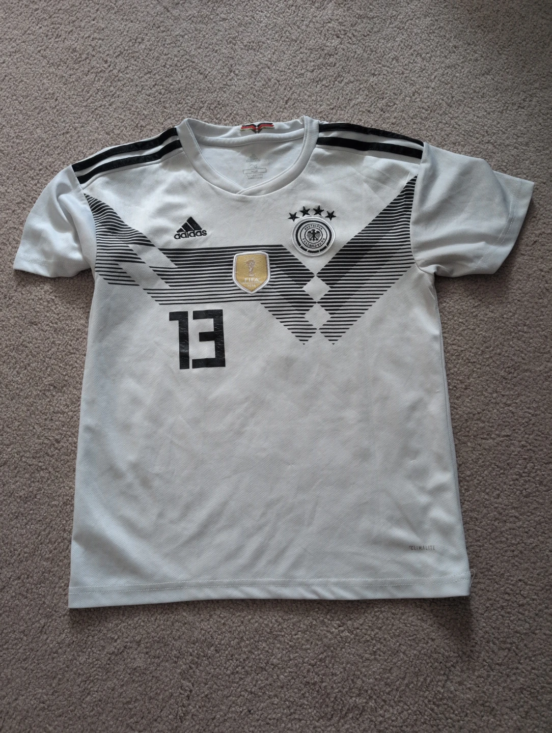 Adidas Germany National Team Soccer Jersey Müller #13