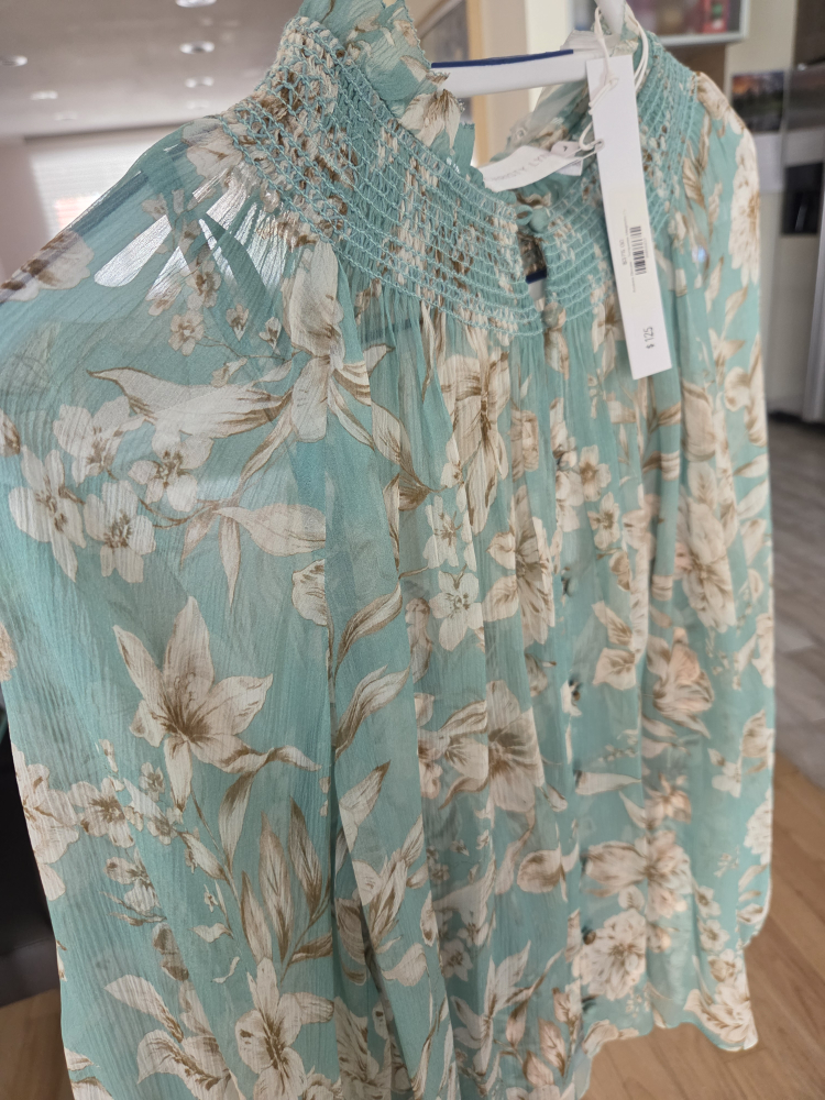 Christy Lynn Floral Silk Blouse - photo 5