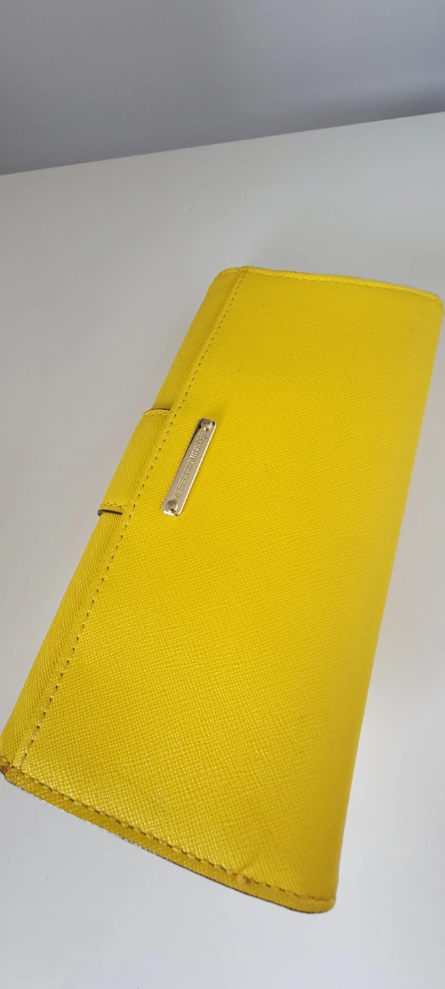 Rebecca Minkoff Yellow Saffiano Leather Wallet - photo 3
