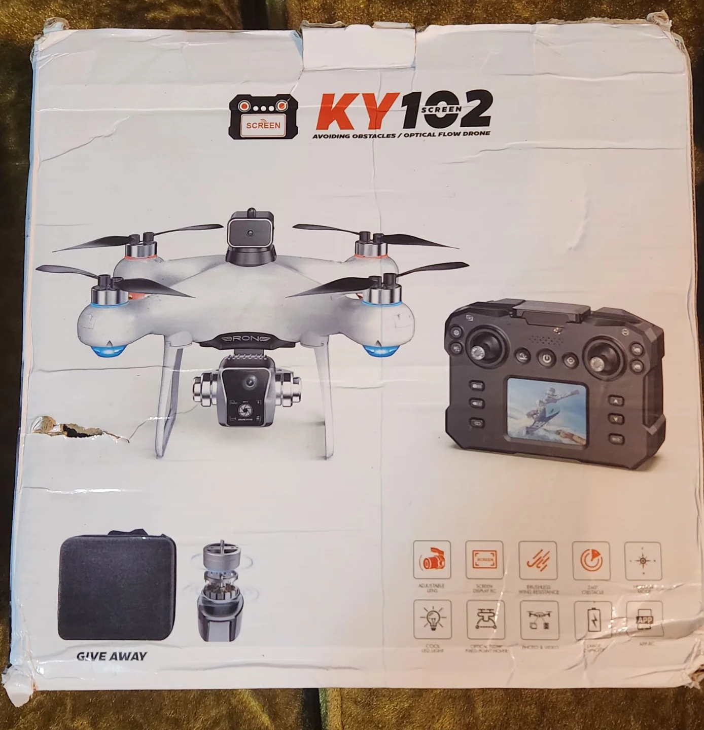 KY102 Drone with Screen Display RC