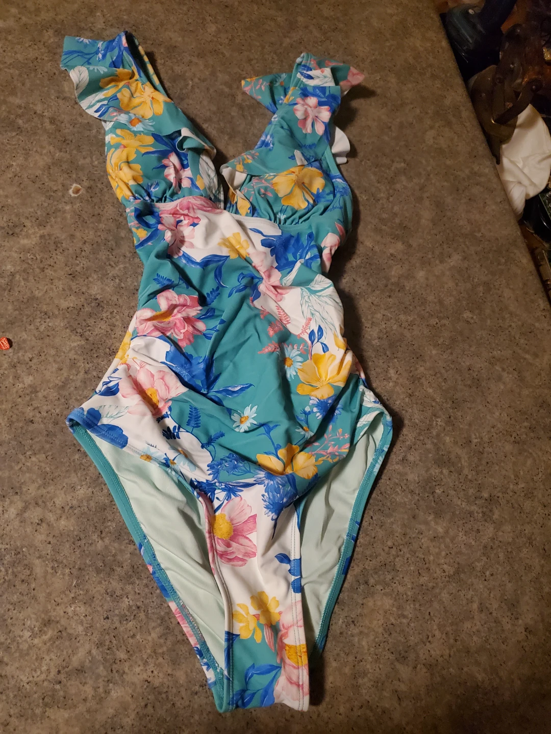 CUPSHE Floral One-Piece Swimsuit