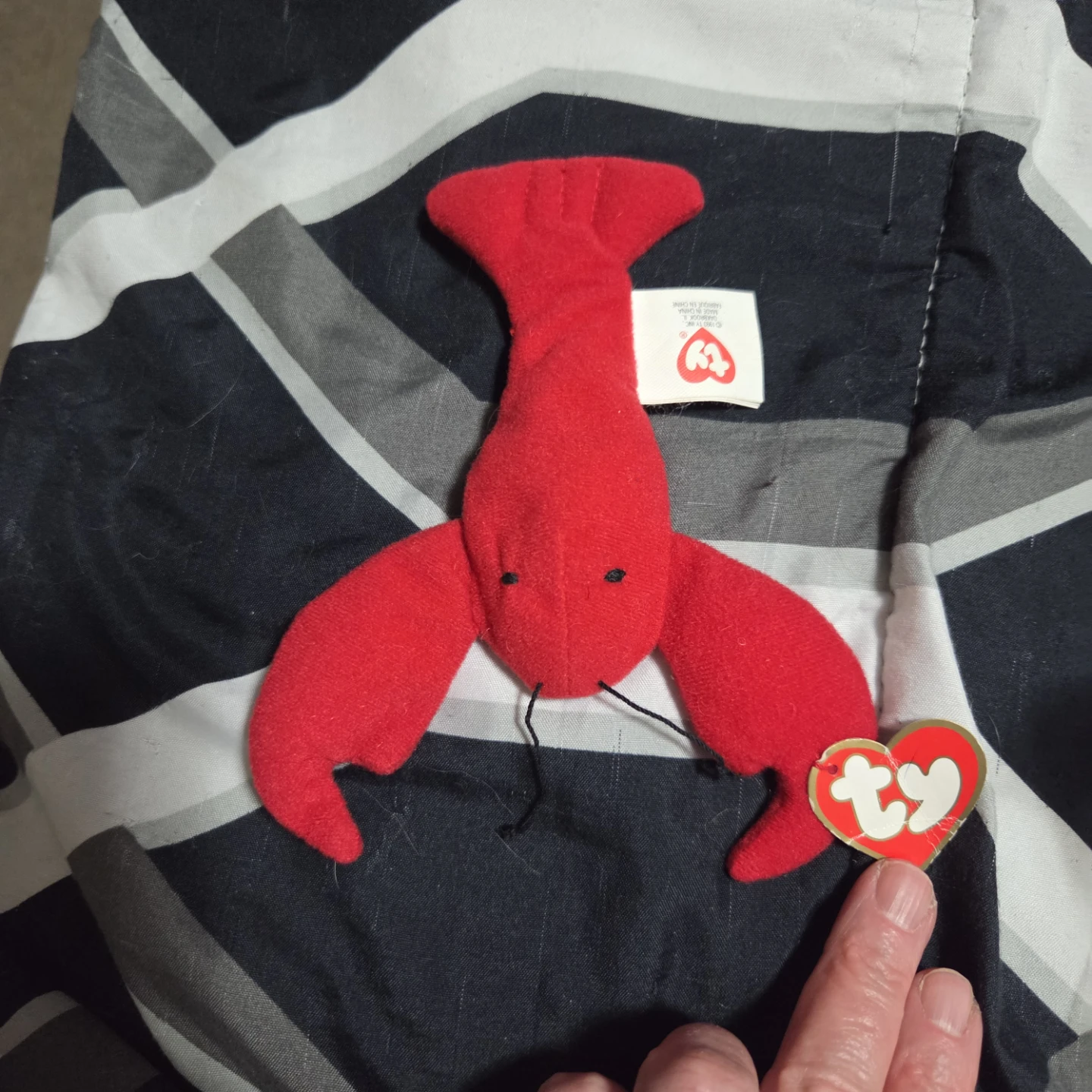Ty Beanie Babies Pinchers Lobster Plush Toy