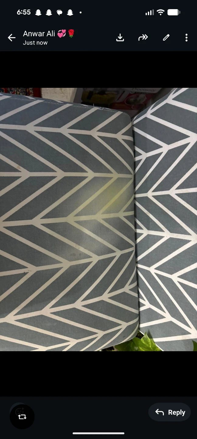 Pair of accent chairs with geometric pattern - photo 2