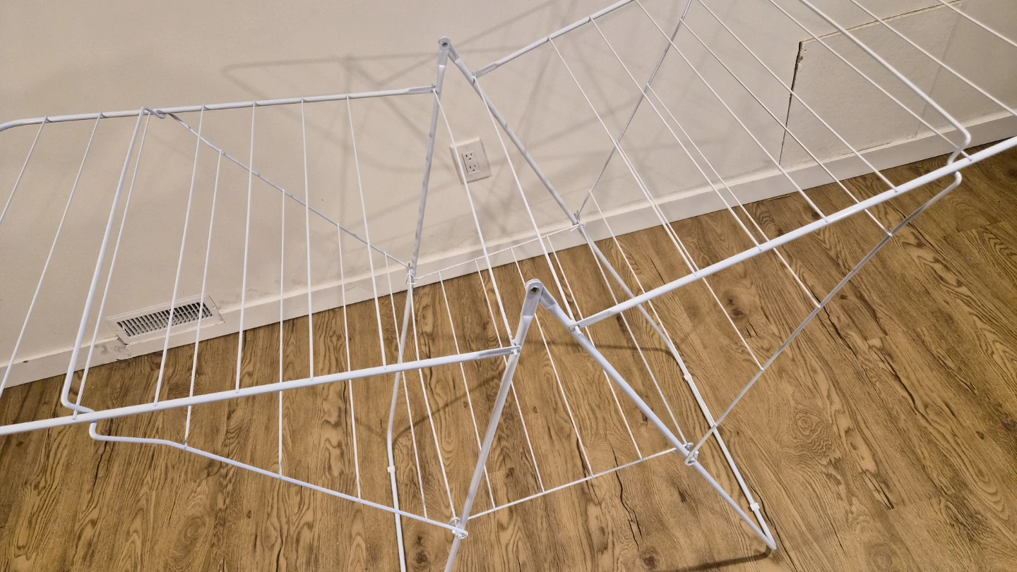 White Folding Drying Rack - photo 2