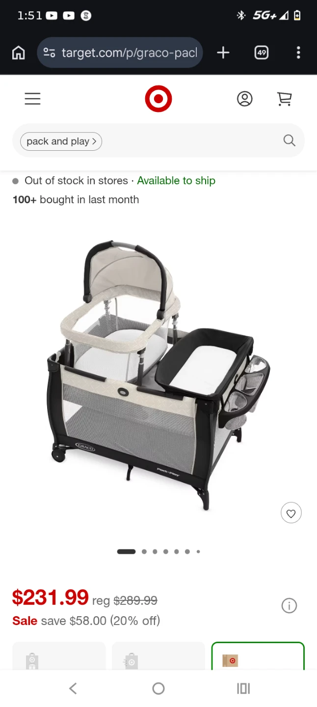 Graco Pack 'n Play Playard with Newborn Bassinet - photo 2