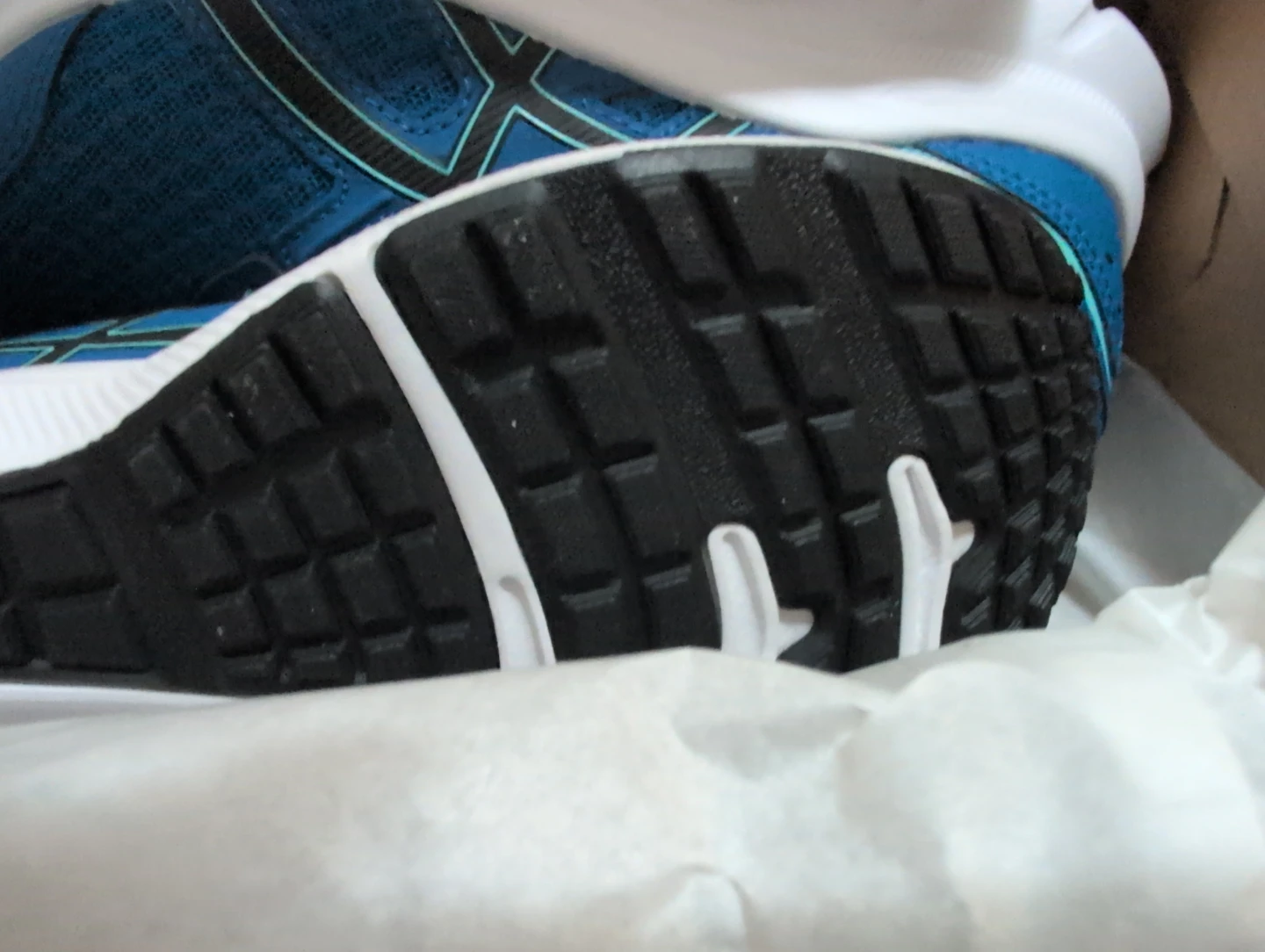 ASICS JOLT 3 PS Kids Running Shoes - Blue/Black - US Size 2 - photo 2