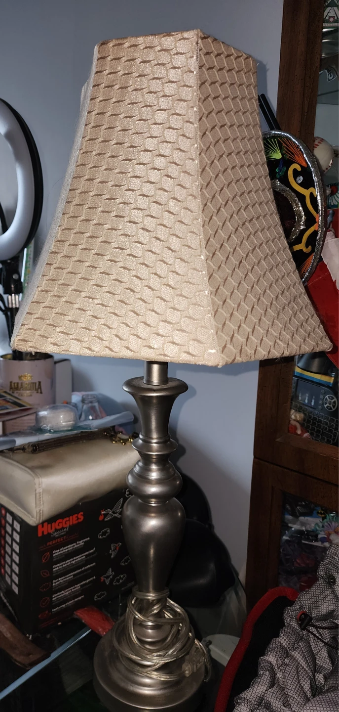 Table Lamp with Textured Shade