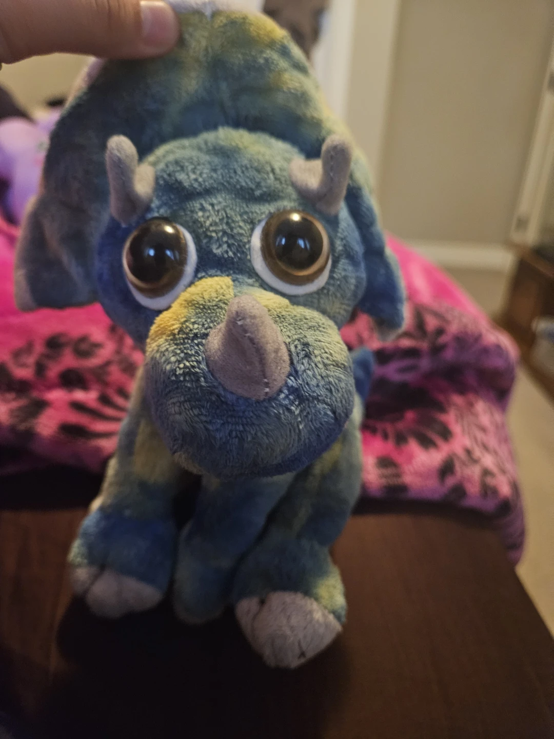 Dinosaur plushie from drumheller
