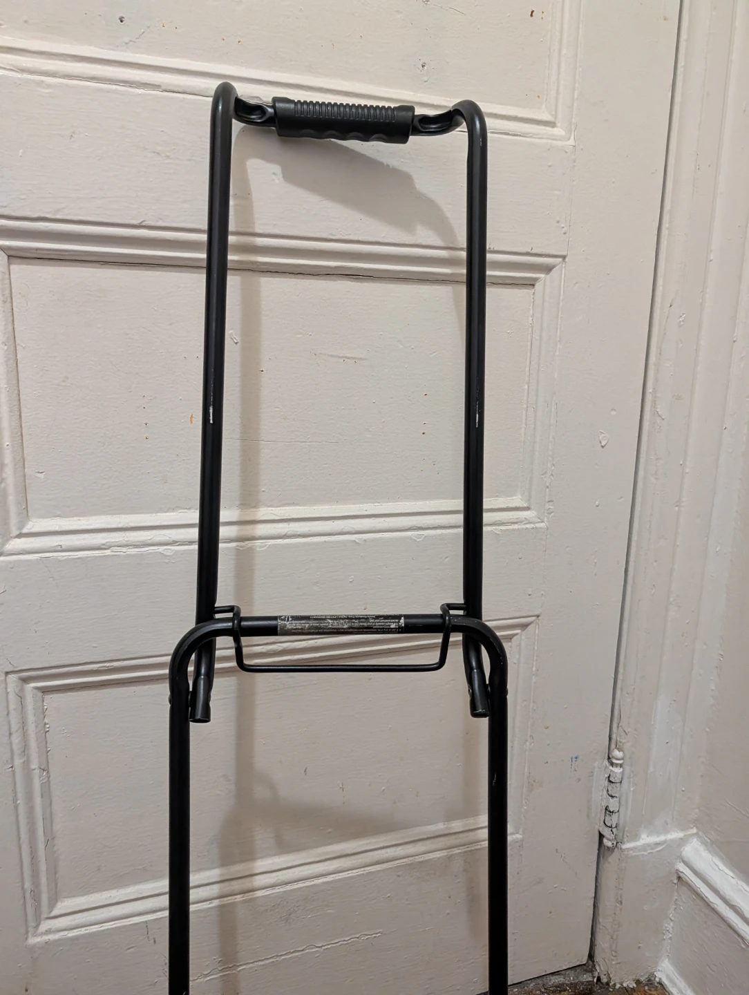 Black Folding Luggage Cart