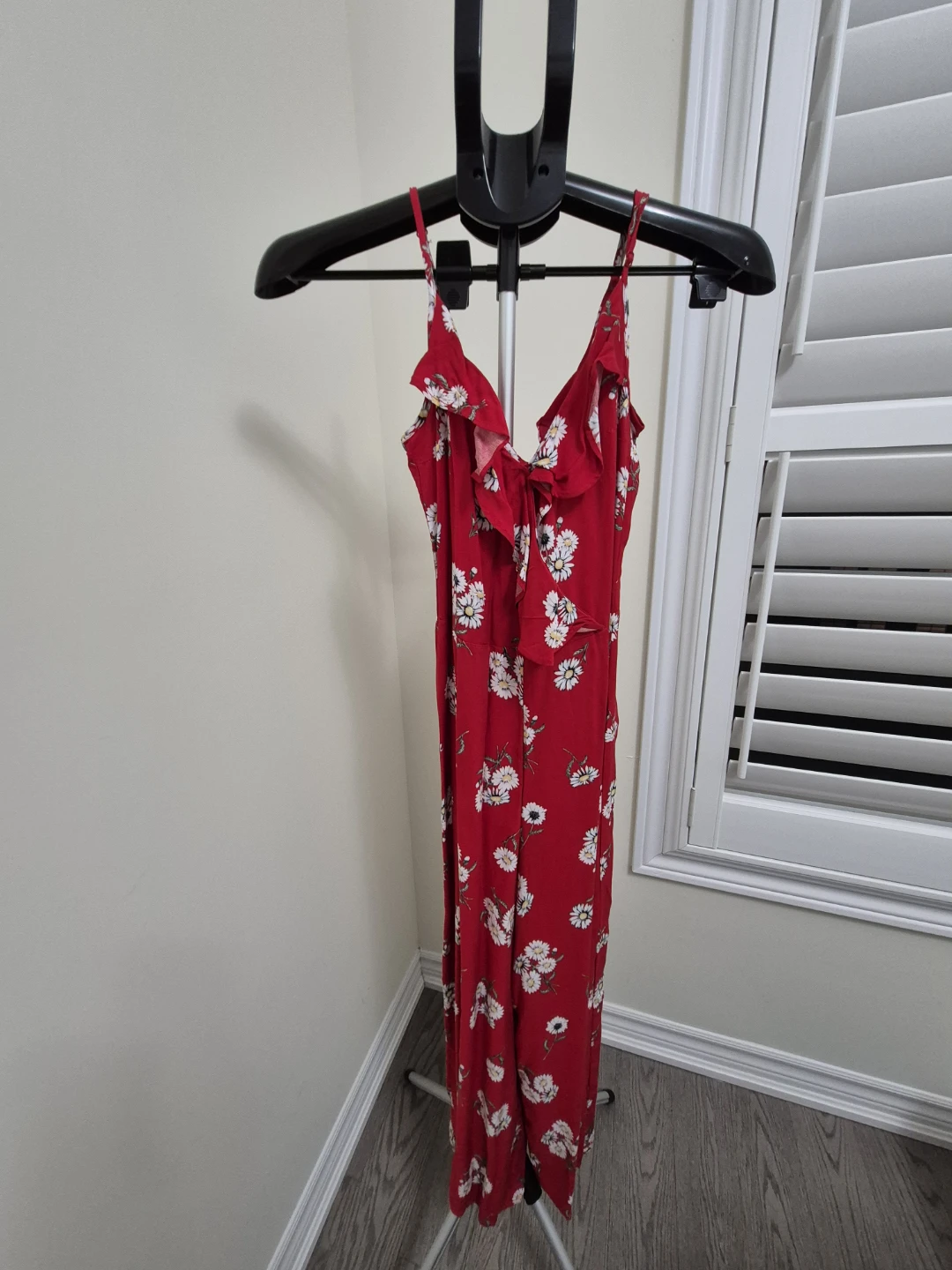 Red Floral Jumpsuit - photo 5