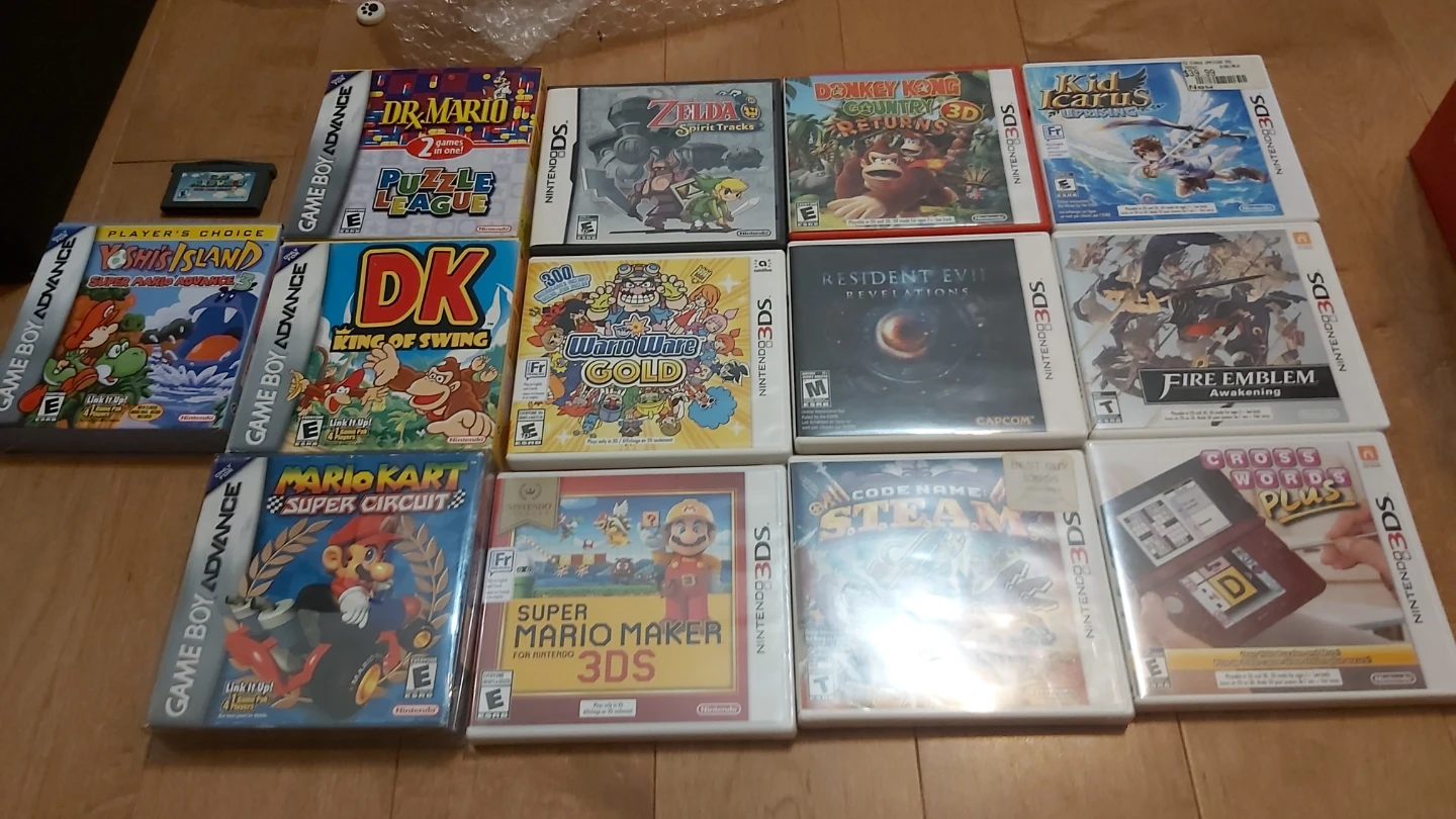 GBA and 3DS Games Lot
