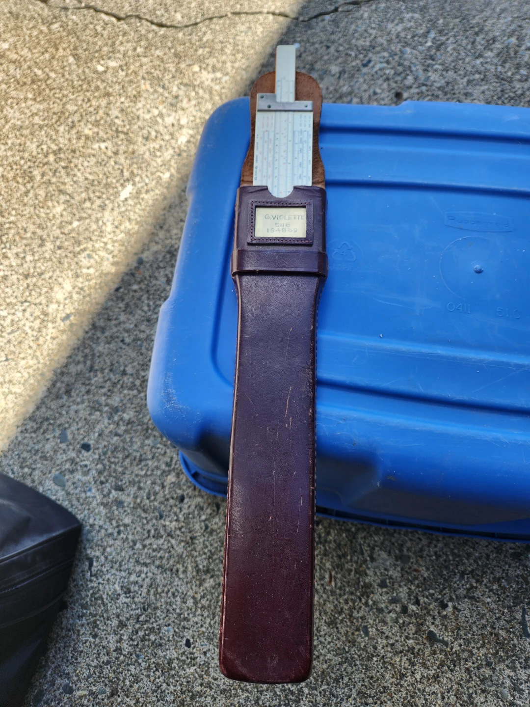 Vintage Slide Rule w/ Leather Case – G. Violette France