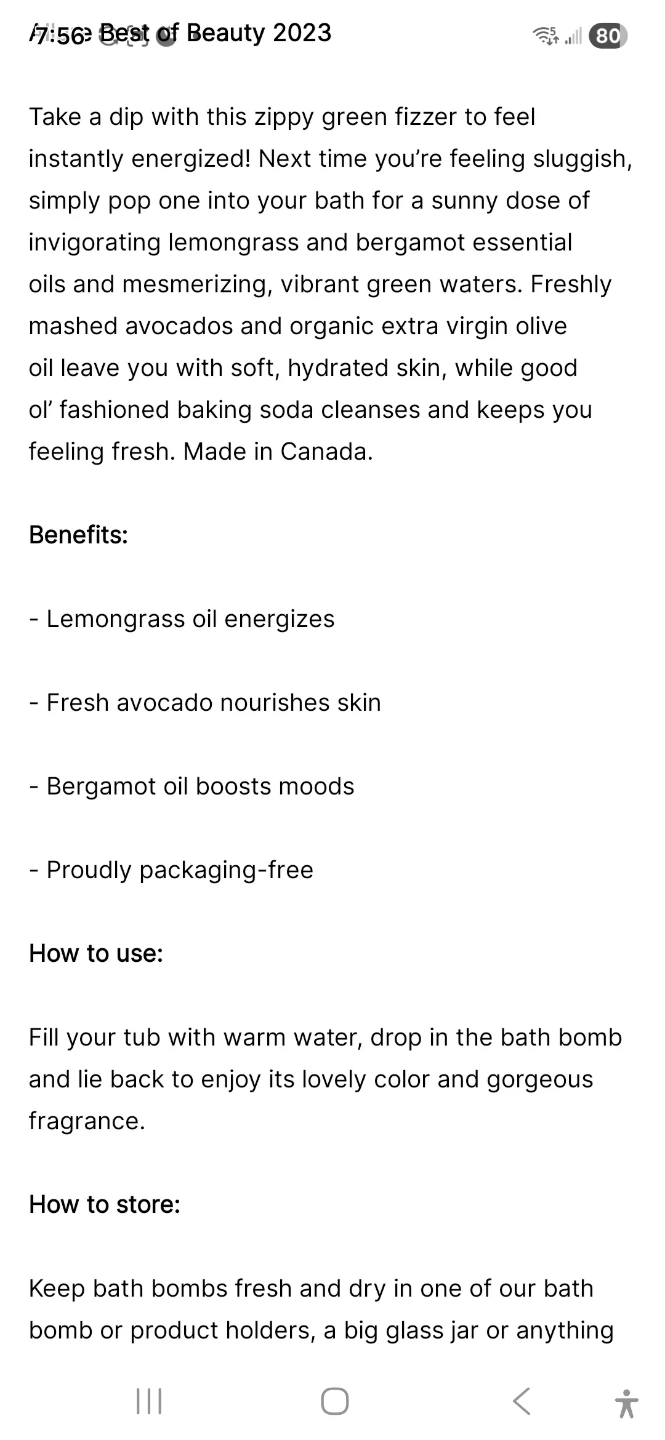 AVOBATH Bath Bomb - 175g - photo 2