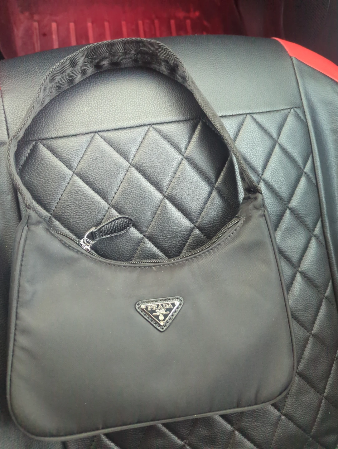 Prada Re-Nylon Mini Bag Black