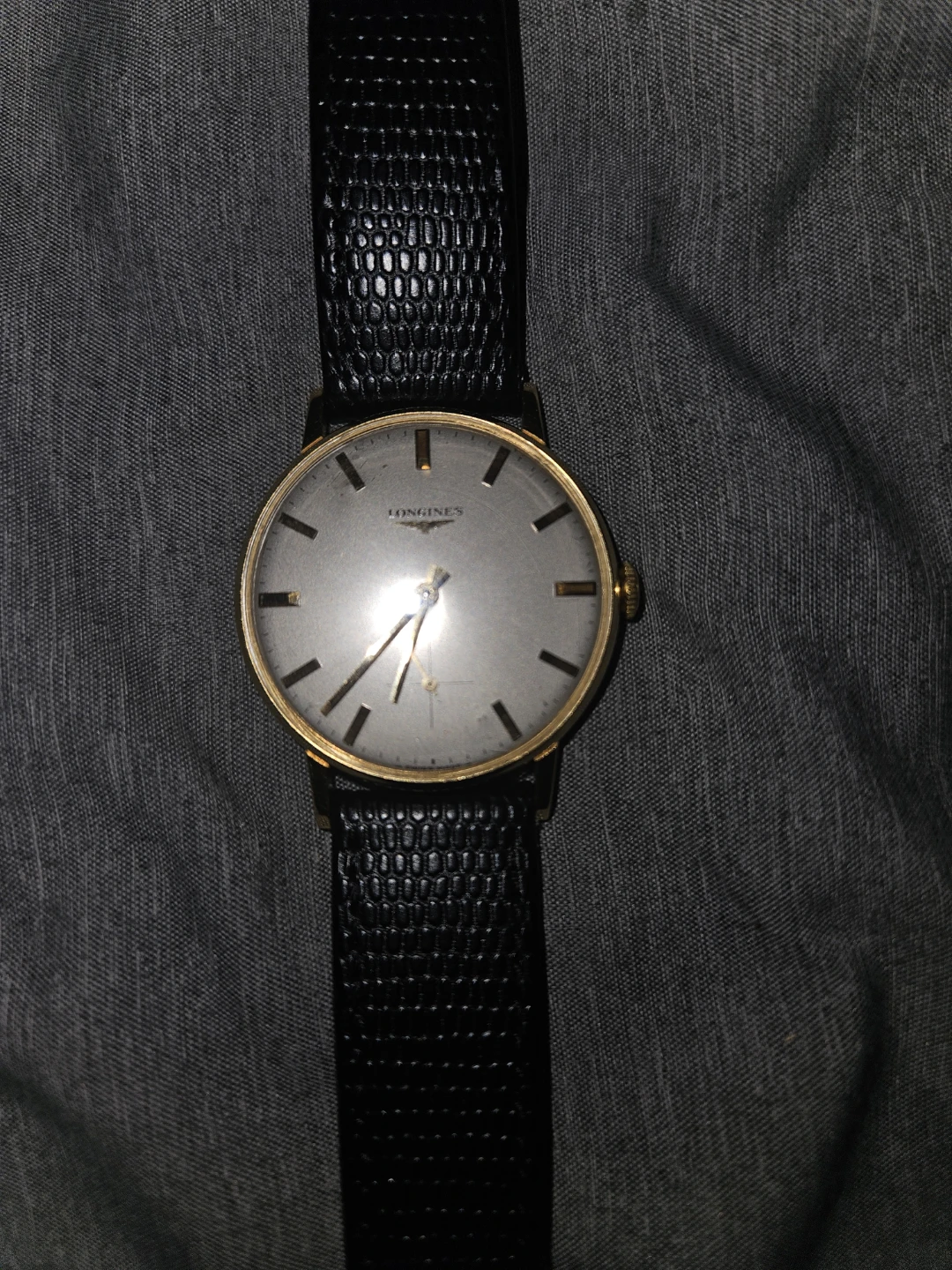Vintage Longines Solid Gold 18k Manual Wind Men's Watch 33.5mm - photo 3