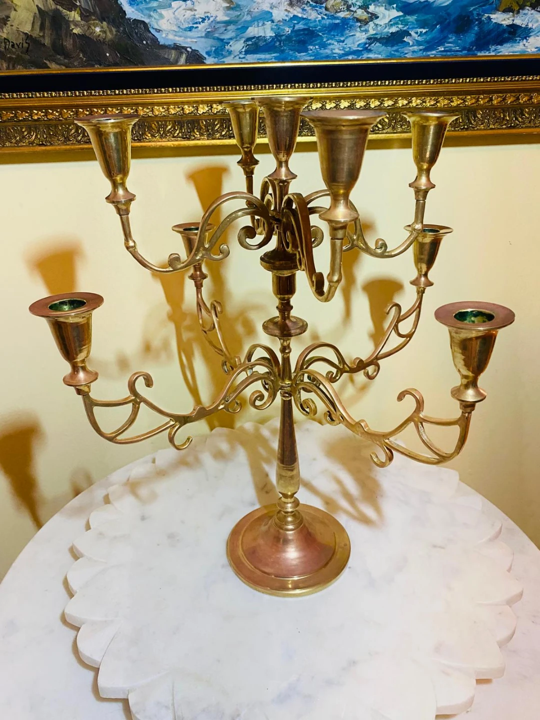 Brass Candelabra Centerpiece - photo 2