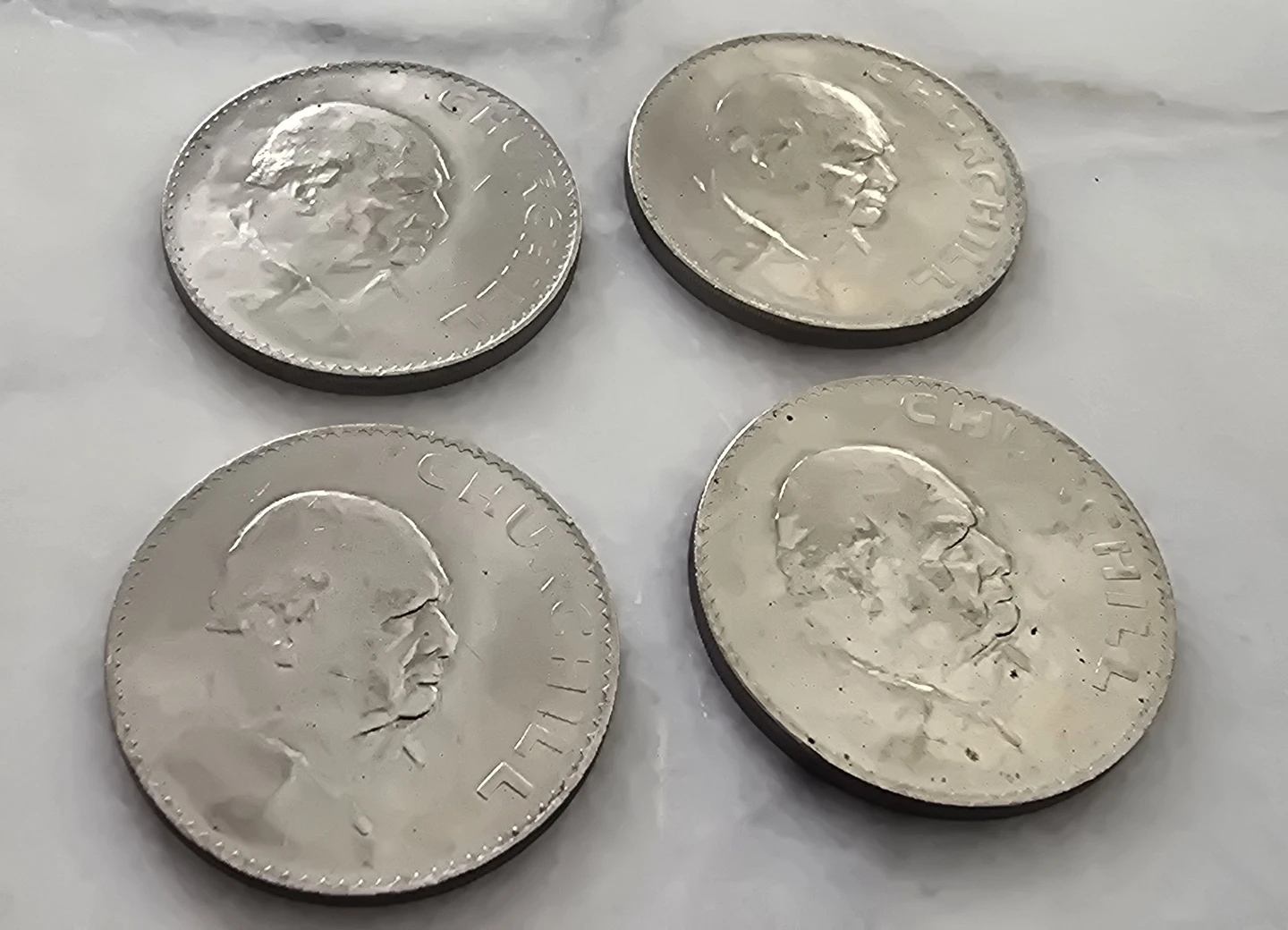 Set of 4 1965 Sir Winston Churchill Commemorate Coins