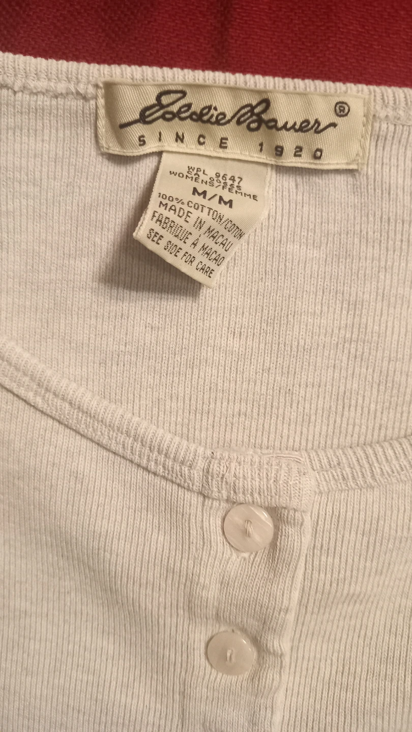 Eddie Bauer Women's Long Sleeve Button Up Top - Size M - photo 2