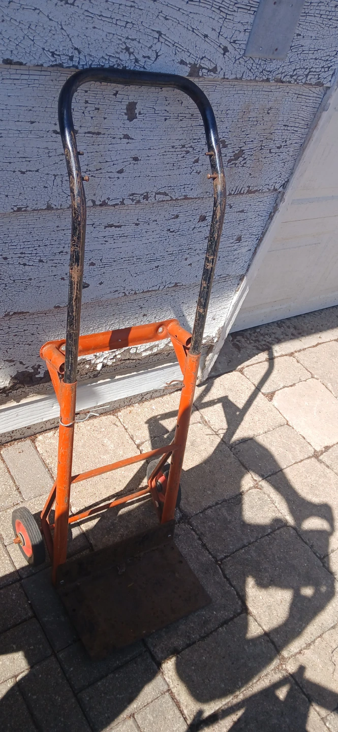 Orange and Black Hand Truck Dolly