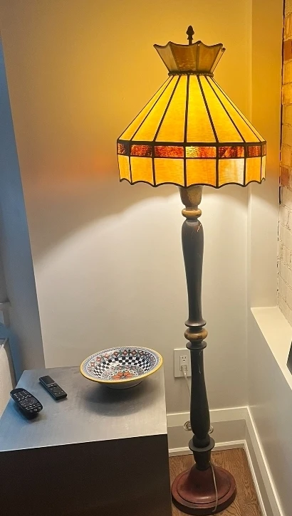 Tiffany Style Stained Glass Floor Lamp