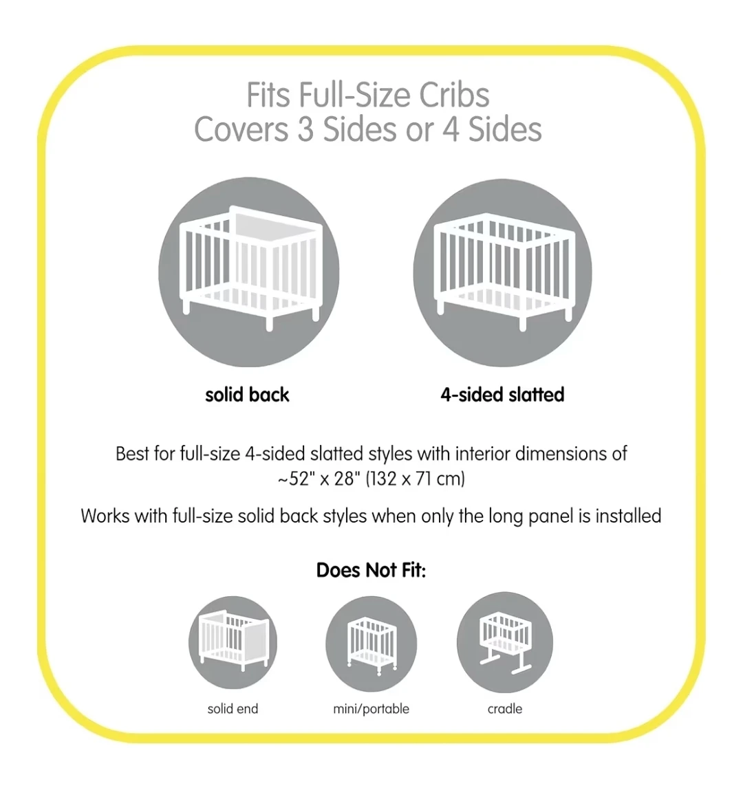 Breathable Mesh Crib Liner by Halo - photo 3