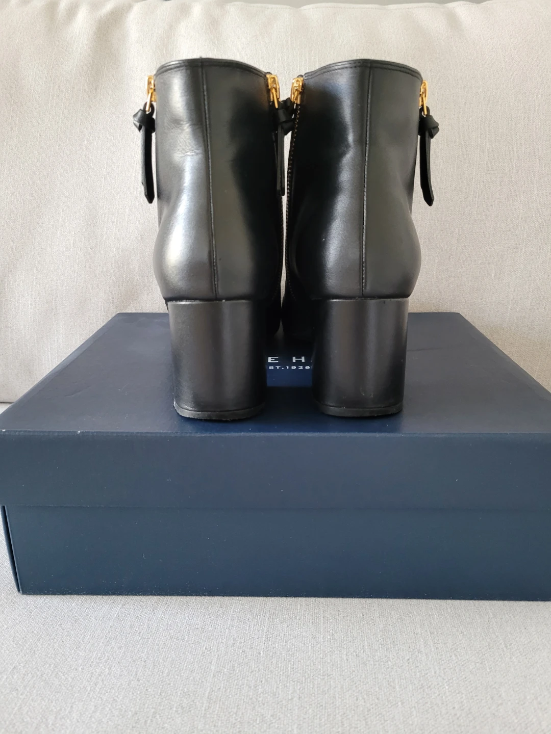 Cole Haan Saylor Grnd Bootie II - Size 8.5 - Black Leather - photo 3