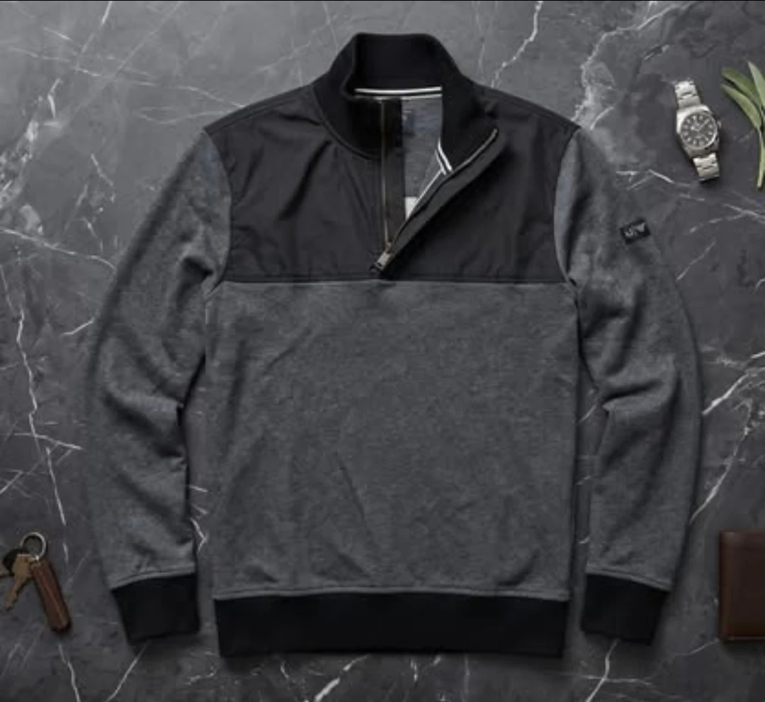 Armani Jeans Pullover Sweatshirt - Grey/Black