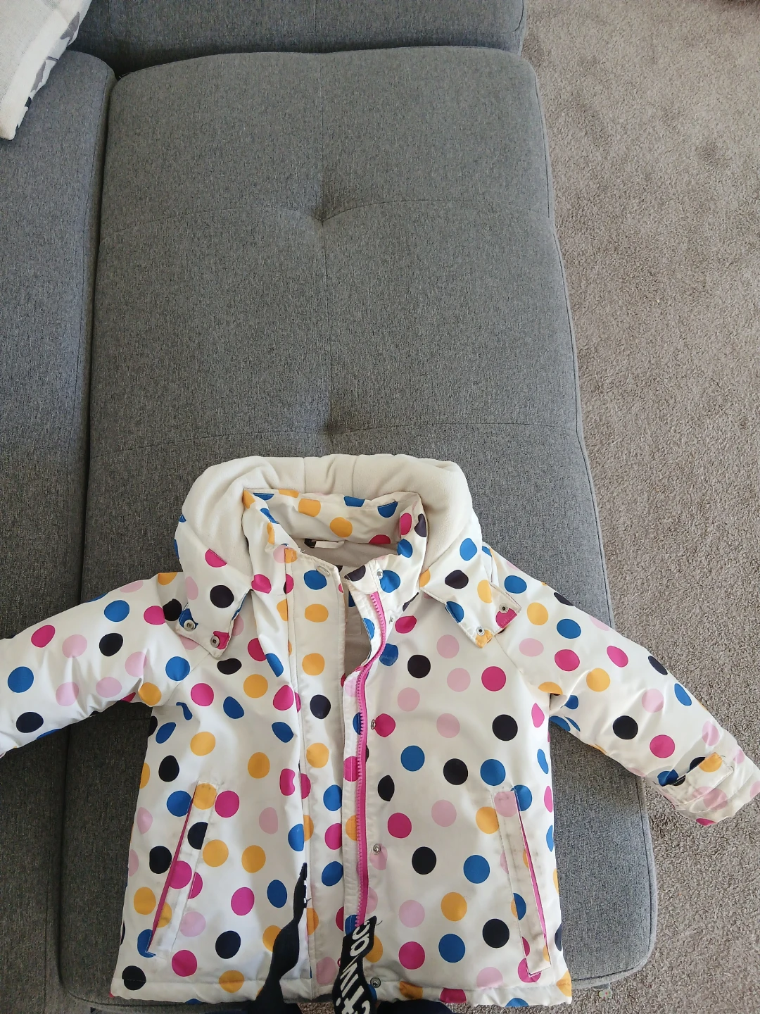 Kids' Polka Dot Winter Jacket