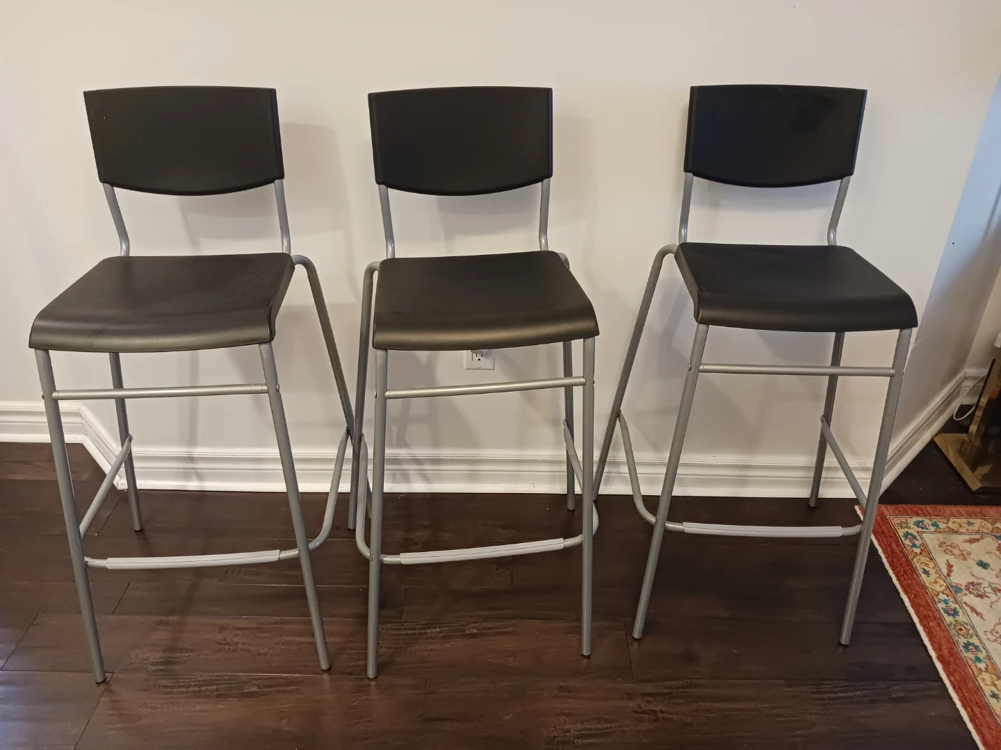 Ikea Stig Bar Stools - Set of 3