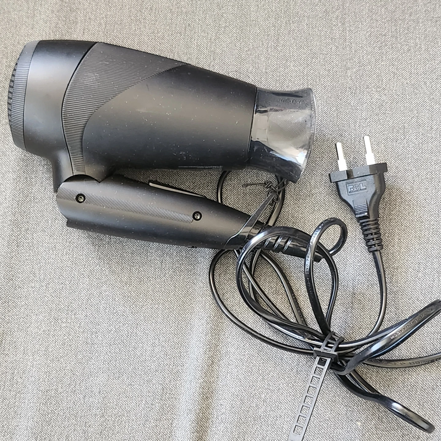 Black Travel Hair Dryer